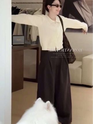 时尚慵懒风洋气两件套#套装显瘦穿搭