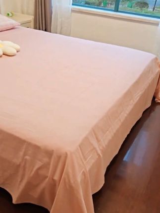 洁丽雅全棉水洗棉床单单件100%纯:/ 棉榻榻米被单人学生宿舍四季通用