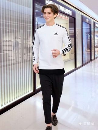 运动卫衣秋冬款情侣款#品质男装 #时尚男装 #春秋穿搭 #男装搭配 #商务休闲男装