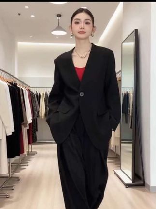2025秋装新款韩版高级感休闲气质显瘦西服#美搭尽显女神范 #穿出高级感 #高级感穿搭 #气质女神穿搭