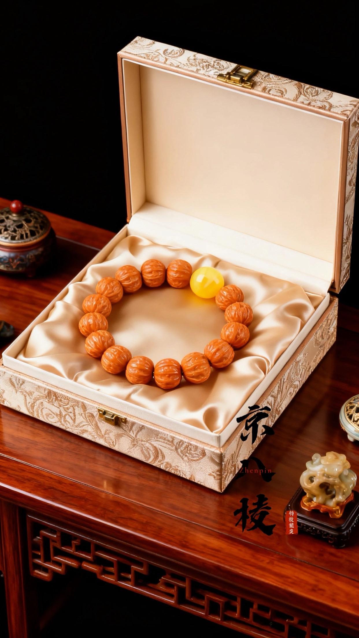 精品雕刻京八棱猴头手串粗筋核桃盘玩 #文玩手串 #京八棱手串 #盘它就完了 #文玩人 #盘玩