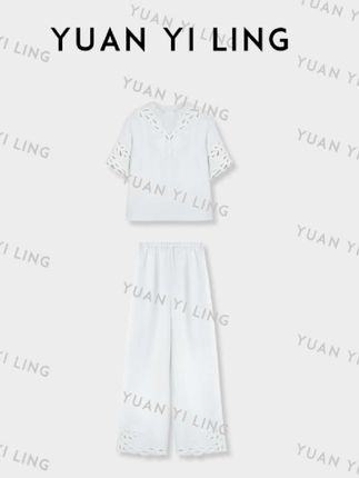 上新啦!袁艺灵 「南法时光」25夏季新款金丝亚麻镂空刺绣套装(不能机洗) 上身又舒服又高级感满满!#高级感穿搭 #亚麻套装 #夏季穿搭 #强烈推荐 #优雅气质@抖加🔥上热门🔥dou+🔥热点宝