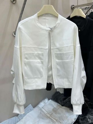 夹克薄款棒球服外套女款早春季2025新款小个子设计感小香风上女#棒球服外套 #时尚穿搭 #爆款#夹克外套