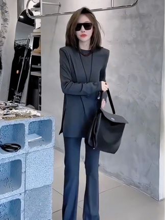 2025早秋新款气质休闲中长款女装