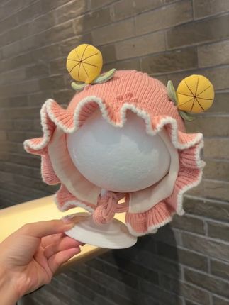 这款水果花边公主帽也太漂亮了吧,款式还有很多哦#宝宝帽子 #儿童帽子#公主帽#这也太好看了 #早秋新款