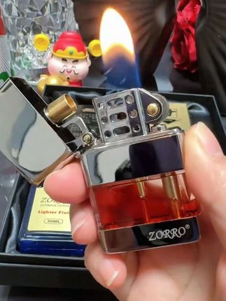 ZORRO透明仓三色煤油打火机 #打火机 #男人的玩具 #煤油打火机 #高级感