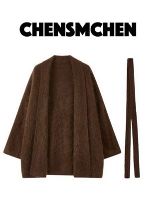 CHENSMCHEN 绵羊毛拉毛外套女时尚百搭休闲显瘦开衫上衣#慵懒风穿搭 #陈什么陈#开衫#高级感穿搭#秋冬穿搭