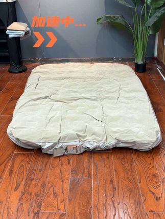 沉浸式给充气床垫充气,真的是全自动吗?#充气床垫 #露营 #家居