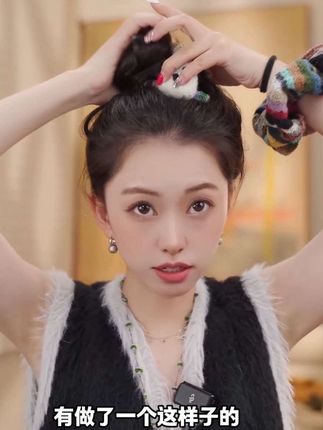 不挑发量的抓夹 羊毛毡真的好可爱#抓夹 #抓夹用法