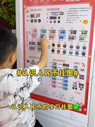 还在发愁怎么教孩子认识人民币吗?快来看看这个人民币认知挂图吧!它把时间的各个单位都罗列出来了,从年到秒一目了然,还有人民币元角分认知挂图#开学必备 #学习用品 #幼小衔接 #人民币认识#亲子教育 @DOU+小助手