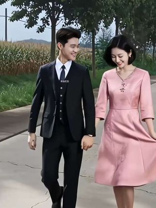 高端轻奢喜婆婆婚宴装连衣裙女2025秋冬新款收腰显瘦礼服裙