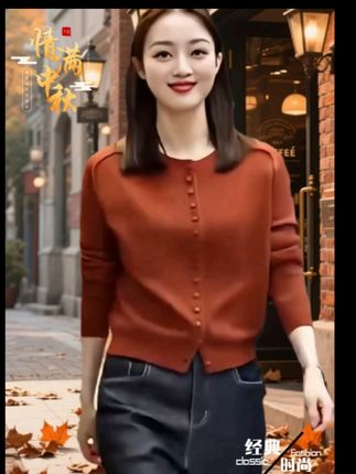 #时尚妈妈装 #谁穿谁好看 #针织衫 #春秋穿搭 #毛衣 @抖加🔥上热门🔥dou+🔥热点宝 @巨量千川 @DOU+上热门