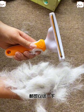 这个打薄梳是真的好用,去浮毛也可开结 #浮毛梳#开结梳 #猫毛采摘季 #打薄梳 #掉毛怪