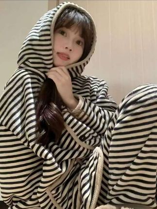 #女装穿搭 #舒适感穿搭 #春秋新款 #睡衣家居服 #家居服套装