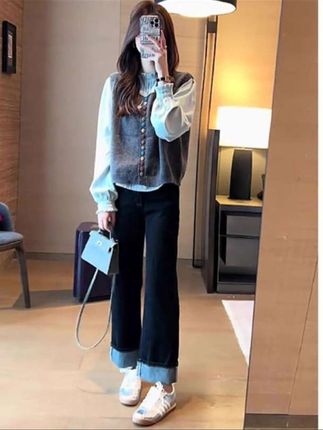 #套装女 #秋季三件套 #今年最流行穿搭 ##强烈推荐 #穿搭不重样