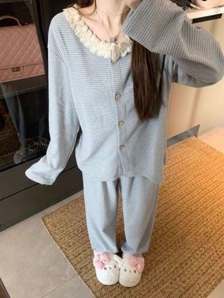 #家居服套装 #睡衣控 #睡衣家居服 #睡衣穿搭 @抖音创作小助手