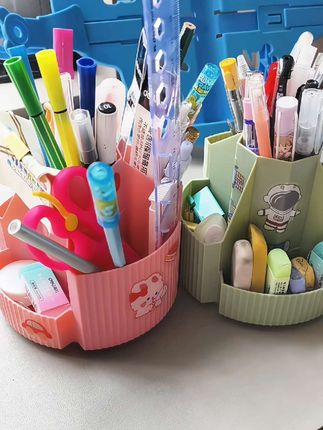 大容量旋转笔筒#美观实用 #文具用品 #收纳整理