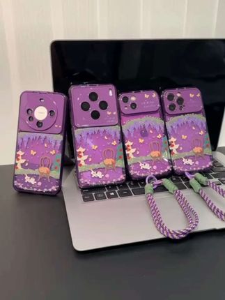 好喜欢的紫藤猫咪适用苹果15华为vivo/oppo小米iPhone16pro翻盖镜子手机壳#潮牌手机壳 #时尚手机壳#女神手机壳#这个手机壳真的长在我心巴上了 #镜子支架手机壳 #女神手机壳
