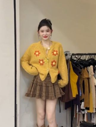 #森系少女感穿搭 #被秋日氛围感穿搭拿捏了 #秋天变时髦就从韩系穿搭开始 #温柔风穿搭 #小个子穿搭