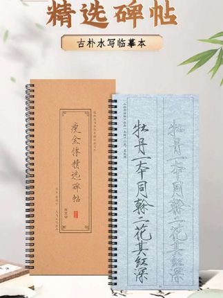 临摹入门宋徽宗原碑帖练习字体毛笔初学描红诗帖书法专业水写布#水写布#宋徽宗#碑帖#描红#书法