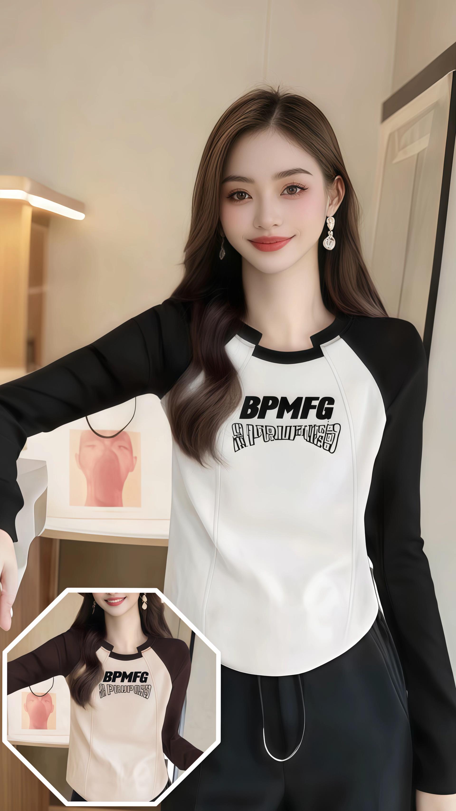 早秋新款。#大学生快速穿搭 姐妹们这款打底衫!撞色拼接设计太绝了,立体剪裁藏肉显瘦,单穿慵懒随性,叠穿卫衣露出领口超吸睛。高支棉混纺面料软糯亲肤不扎人,春天叠穿保暖又时髦,早秋单穿温柔氛围感拉满。配牛仔裤甜酷少女,搭西装干练通勤,一件解锁#春秋叠穿王炸 #显瘦打底衫天花板 新公式!#棋盘格穿搭 #早秋氛围感穿搭