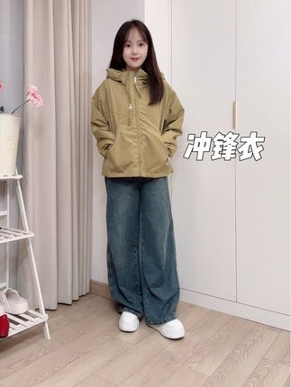 冲锋衣 #冲锋衣#冲锋衣外套女 #休闲外套#休闲减龄穿搭 #连帽外套推荐