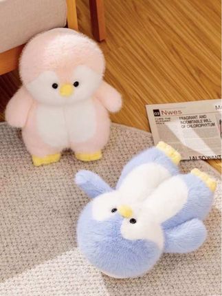 毛绒儿童可爱月子鞋#企鹅棉拖鞋 #卡通棉鞋