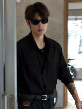 有些气质与生俱来 #男生穿搭 #衬衫 #痞帅#秋季穿搭 #ootd穿搭