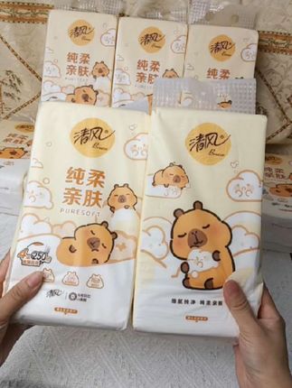 清风悬挂抽纸,实惠又安心!老品牌,赶紧囤#好物推荐🔥 #母婴好物 #清风抽纸