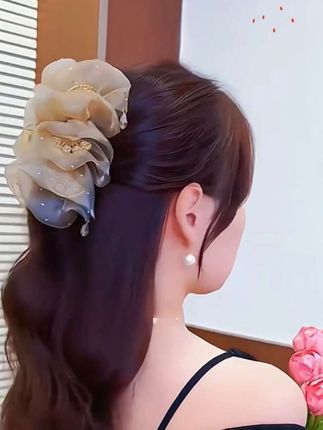 夏天头发这样盘真的太美了#发夹#时尚百搭#洋气减龄#美出高级感 #头饰发饰