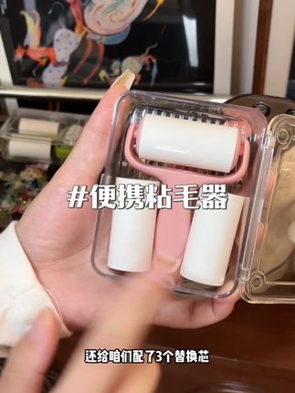 秋冬走哪都容易粘毛,mini可撕粘毛器,走哪都能粘,贼方便!#便携粘毛器 #秋冬必备 #出门必备 #居家好物 #精致女人必备