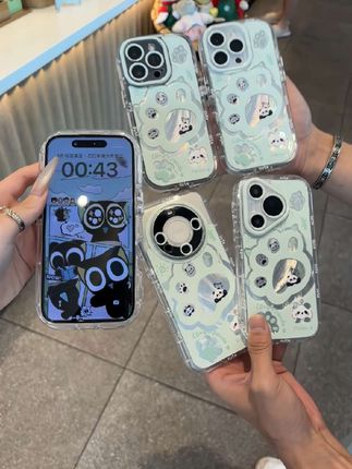 清新绿色熊猫🐼爪子手机壳 太好看了#爱了爱了 #这个手机壳真的长在我心巴上了 #防摔手机壳 #iphone