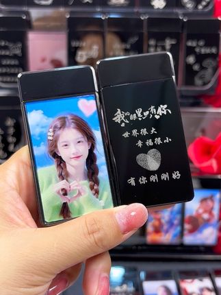 #打火机定制照片 #生日礼物男 #创意打火机送给男友 #送老公的礼物