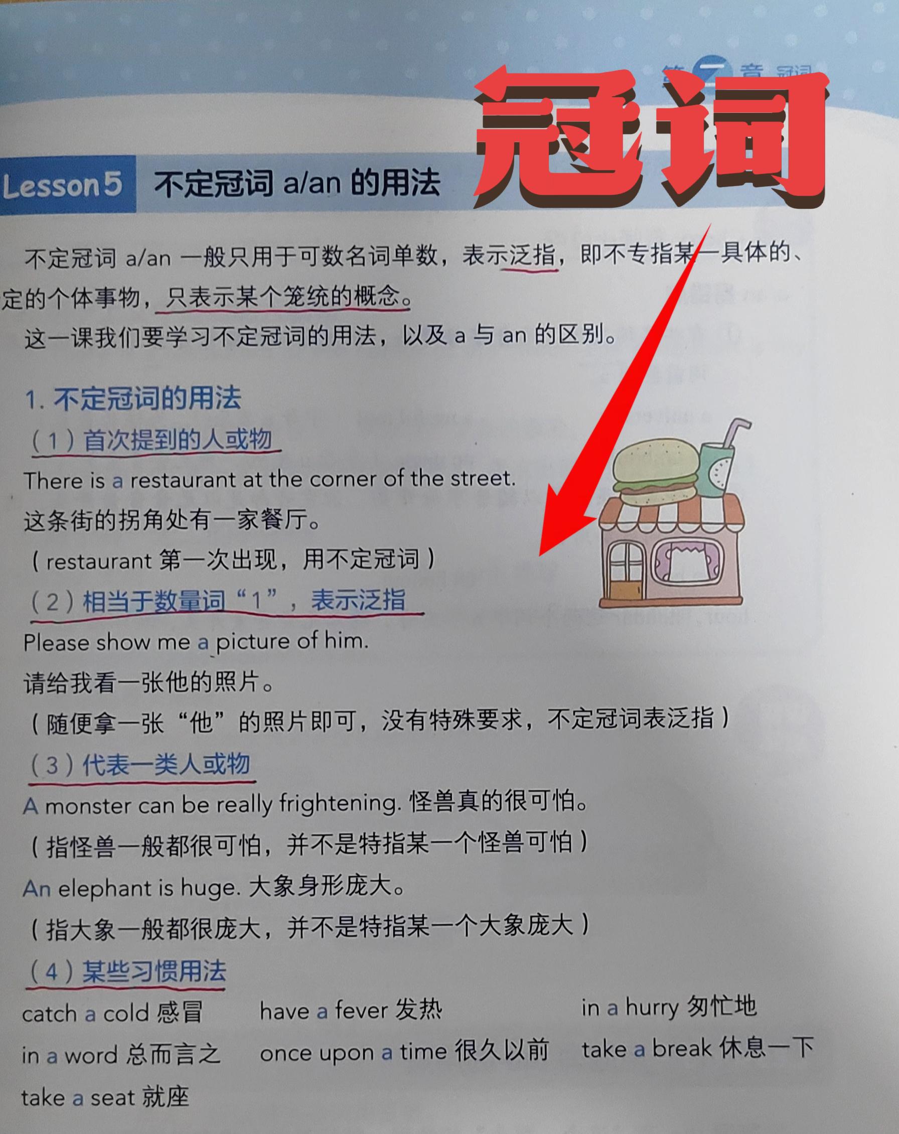 不定冠词的用法#英语 #零基础英语 #上热搜 #学霸秘籍