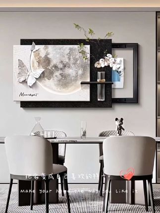 现代轻奢电表箱装饰画,新款月球配电箱电闸遮挡挂画,弱电箱壁画#装饰画搭配 #电表箱装饰画 #装饰画 @DOU+小助手 @巨量千川