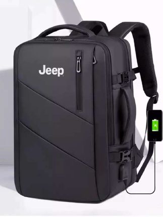 JEEP/吉普双肩包 男士新款商务出差电脑包 大容量旅游背包 登机可扩大容量旅行包#双肩包 #手提包 #双肩背包 #电脑包#旅行包