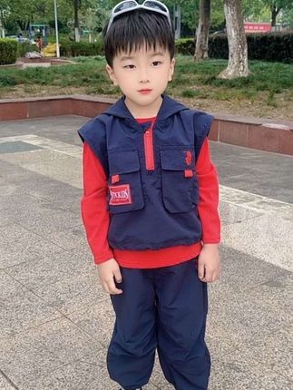 不给儿子打扮一下,你都不知道你儿子🈶️多帅#我的男孩 #潮童穿搭 #秋季穿搭