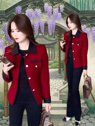 早春小香风外套女小个子2025新款爆款时尚洋气百搭休闲夹克衫上衣#高端大气 #优雅气质#穿出自信穿出美丽 #穿出女人味 #爱了爱了