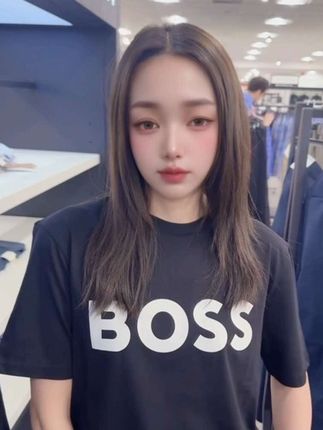 HUGO BOSS雨果博斯男款圆领短袖T恤休闲夏季新款时尚纯棉透气半袖#薇薇在美国#HUGO BOSS#短袖T恤