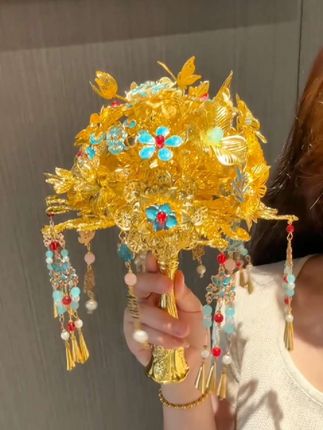 好美的金色手捧花#结婚礼物#闺蜜结婚#金色手捧花#结婚礼物送新娘 #结婚礼物