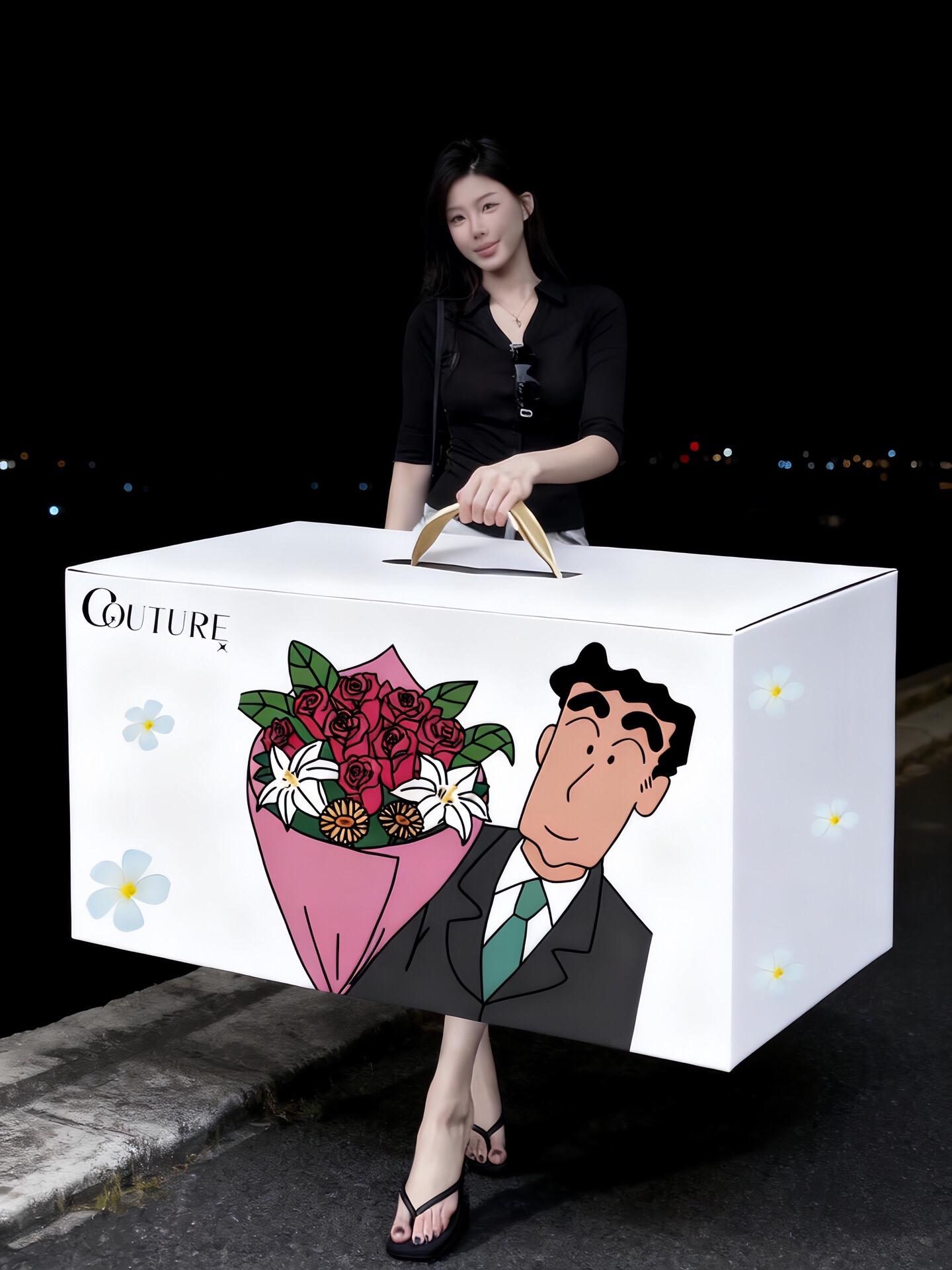 普通日子里的浪漫就是突然收到我的“广志”送给我的花花#广志美伢 #惊喜 #蜡笔小新 #广志和美伢的爱情