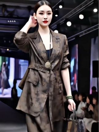 #高级感贵夫人西装裤套装秋季新款洋气减龄显瘦轻奢外套+#谁穿谁漂亮 #美搭尽显女神范 #高贵优雅