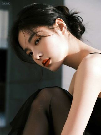 时尚气质纯欲斜肩上衣微喇裤子套装女2025春季新款显瘦#两件套女装