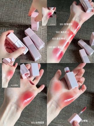 俏皮感!哑雾🌫️水光冻冻子~⋆🐚🫧 ˚。⋆ 🤍 ୨୧ #unny精华唇釉 #伪素颜口红 #嫩妹口红 #unny唇釉 #镜面水光口红