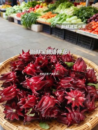 #洛神花#玫瑰茄#红桃k泡酒 #洛神花茶 #现摘现发新鲜到家