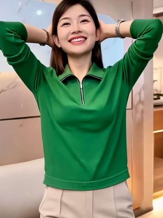 #我是又甜又酷的流光系少女 #减龄显瘦穿搭 #早秋贵气感穿搭 #早秋穿搭三分钟出门不是梦 #早秋显身材平价上衣合集