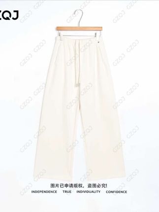 #高级感穿搭 老琴私服【宝藏神裤】琥珀流光风羊毛醋酸松紧腰休闲裤子女秋冬#显高显瘦穿搭 #高端女装搭配 #时尚感穿搭 #高端女装