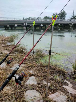 伸缩地插支架不锈钢Y字地插支架海杆抛竿筏竿地插支架#渔具用品 #海杆支架