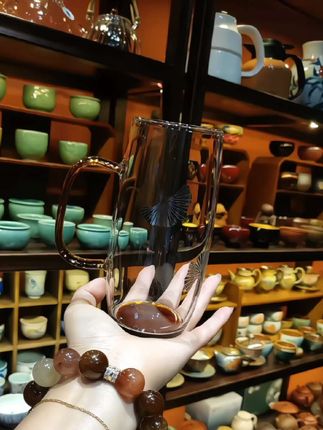 #上热门 水璃方绿茶杯玻璃杯#玻璃杯#水杯#茶杯#泡绿茶专用玻璃杯@DOU+上热门 @DOU+小助手