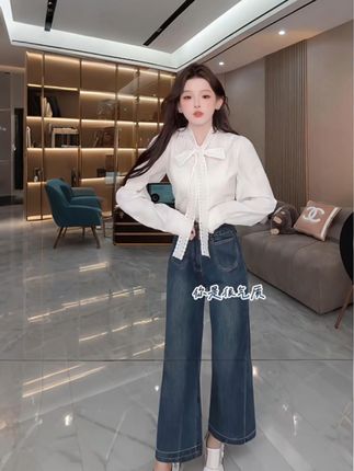 法式浪漫,穿上就变身优雅女神! #高级感穿搭 #秋季穿搭 #衬衫 #小众设计感 #被秋日氛围感穿搭拿捏了